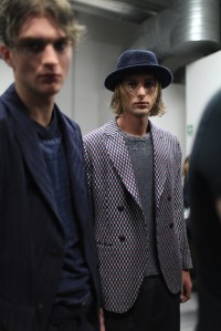 Backstage at Giorgio Armani Men's RTW Fall 2016