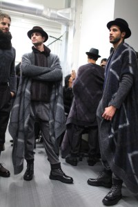 Backstage at Giorgio Armani Men's RTW Fall 2016