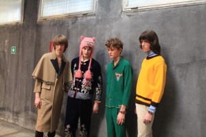 Backstage at Gucci Men's RTW Fall 2016