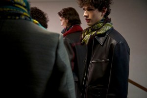 Backstage at Hermès Men's Fall 2016