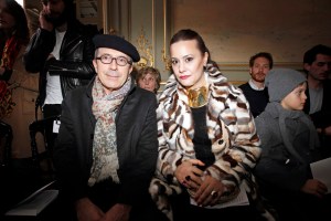 Jean-Marc and Hedie Loubier front row alexis mabille couture spring 2016