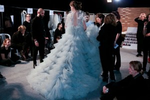 Backstage at Giambattista Valli Spring 2016 Couture