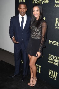 Miss Golden Globe 2016 Corinne Foxx and Jamie Foxx