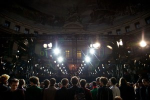 Backstage at Paul Smith Men's Fall 2016