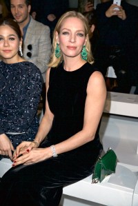 Uma Thurman Front Row at Ralph & Russo Couture Spring 2016