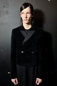 Backstage at Rick Owens Men's Fall 2016