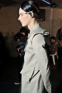 Backstage at Rick Owens Men's Fall 2016