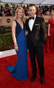 Claire Danes and Hugh Dancy 2016 sag red carpet
