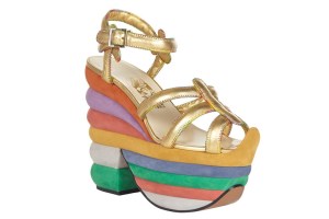 Salvatore Ferragamo Rainbow Platforms