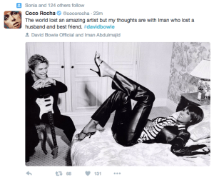 @cocorocha on David Bowie death
