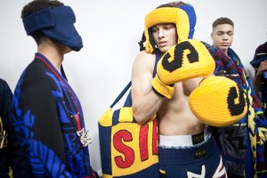 Backstage at Sibling Men's Fall 2016