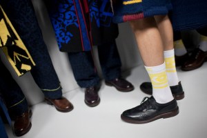 Backstage at Sibling Men's Fall 2016