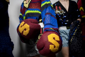 Backstage at Sibling Men's Fall 2016