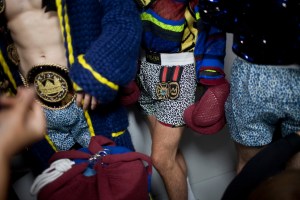 Backstage at Sibling Men's Fall 2016