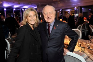 Claire Chazal and Pierre Bergé Sidaction Gala Paris Couture Fashion Week Spring 2016