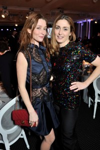 Audrey Marnay and Julie Gayet Sidaction Gala Paris Couture Fashion Week Spring 2016