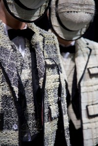 Backstage at Thom Browne Men's Fall 2016