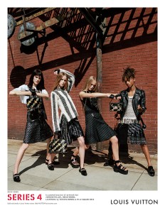 The "Series 4" Louis Vuitton ad shot by Bruce Weber.