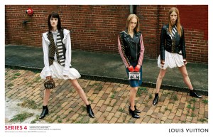 The "Series 4" Louis Vuitton ad shot by Bruce Weber.