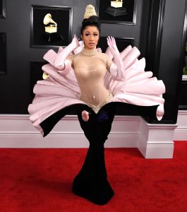 LOS ANGELES, CALIFORNIA - FEBRUARY 10: Cardi B arrives at the 61st Annual GRAMMY Awards at Staples Center on February 10, 2019 in Los Angeles, California. (Photo by Steve Granitz/WireImage)