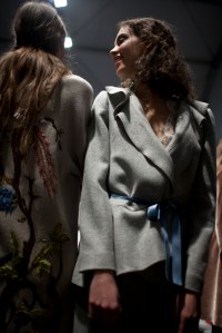 Backstage at Alberta Ferretti Fall 2016