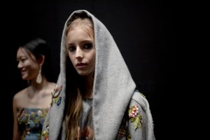 Backstage at Alberta Ferretti Fall 2016