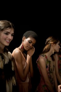 Backstage at Alberta Ferretti Fall 2016