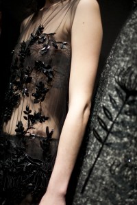 Backstage at Alberta Ferretti Fall 2016