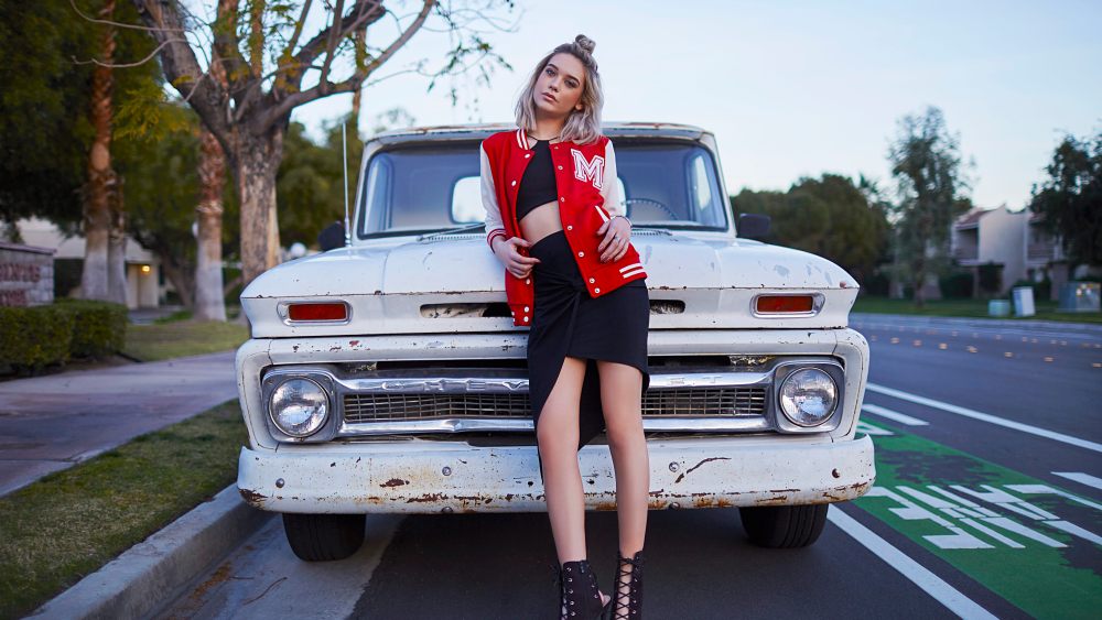 Amanda Steele in Boohoo.com's spring campaign