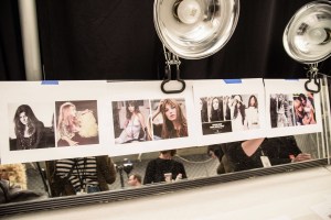 Backstage at Anna Sui RTW Fall 2016