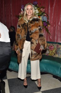 Charlotte Groeneveld Aquazzura X MYTheresa dinner, New York Fashion Week, America - 10 Feb 2016