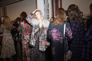Backstage at Etro Fall 2016