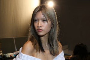 Backstage at Gucci Fall 2016
