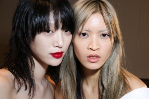 Backstage at Gucci Fall 2016