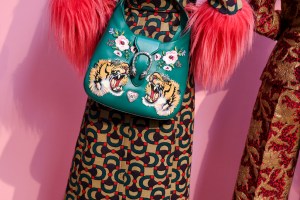 Backstage at Gucci Fall 2016