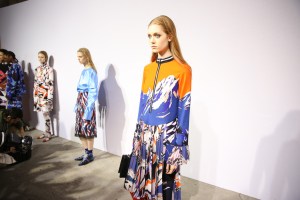 Backstage at Emilio Pucci RTW Fall 2016