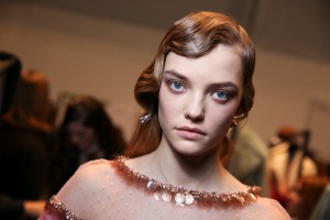 Backstage at Blumarine Fall 2016