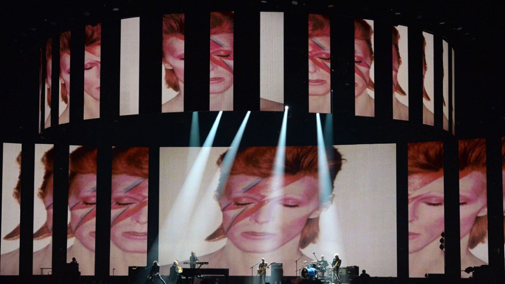The David Bowie tribute at the 2016 Brit Awards