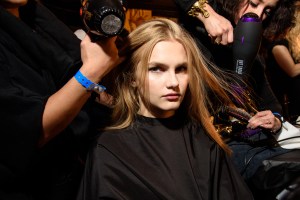 Backstage at Brandon Maxwell RTW Fall 2016