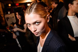 Backstage at Backstage at Brandon Maxwell RTW Fall 2016