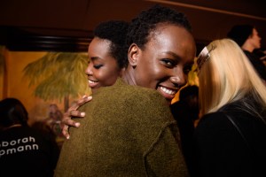 Backstage at Backstage at Brandon Maxwell RTW Fall 2016