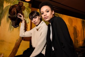 Backstage at Backstage at Brandon Maxwell RTW Fall 2016