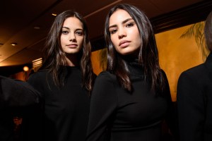 Backstage at Backstage at Brandon Maxwell RTW Fall 2016