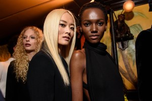 Backstage at Backstage at Brandon Maxwell RTW Fall 2016