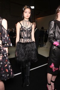 Backstage at Alexander McQueen RTW Fall 2016