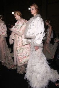 Backstage at Alexander McQueen RTW Fall 2016