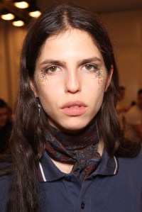 Backstage at Burberry RTW Fall 2016