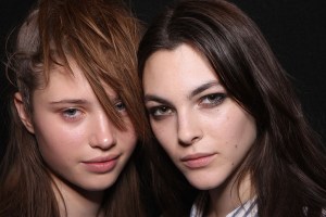 Backstage at Burberry RTW Fall 2016