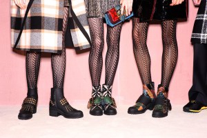 Backstage at Burberry RTW Fall 2016