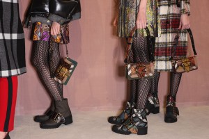 Backstage at Burberry RTW Fall 2016